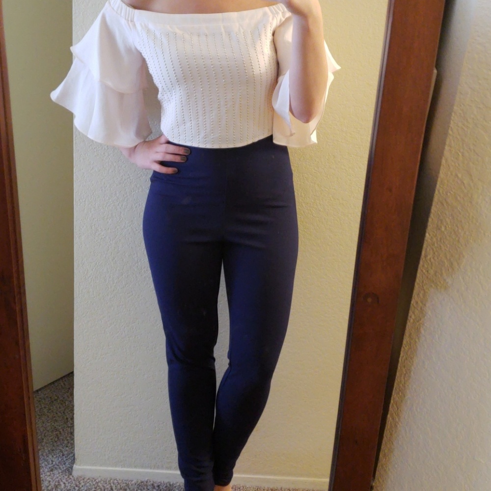 Off the shoulder jumpsuit